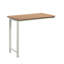 Bureau avec retour, finition brune