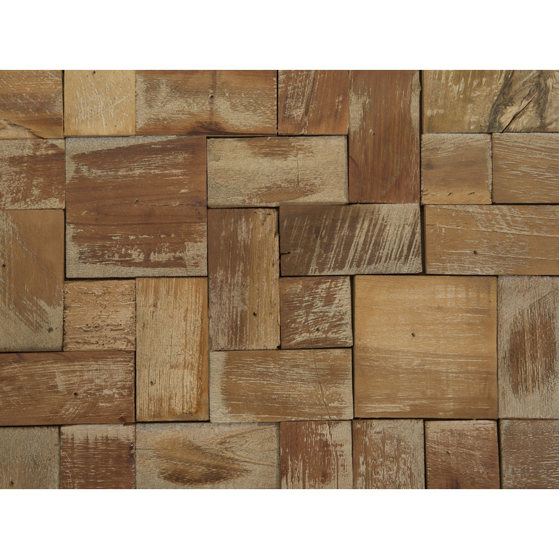 Solid Wood Block Coffee Table