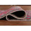 Tapis de couloir traditionnel rose fait à la main 3 x 13
