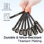 Deiss Pro 7-Piece Stainless Steel Measuring Spoon Set With Leveler For Cooking & Spices