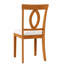 Chaises de salle à manger rembourrées Comfort, ensemble moderne en bois d'hévéa pour petite cuisine