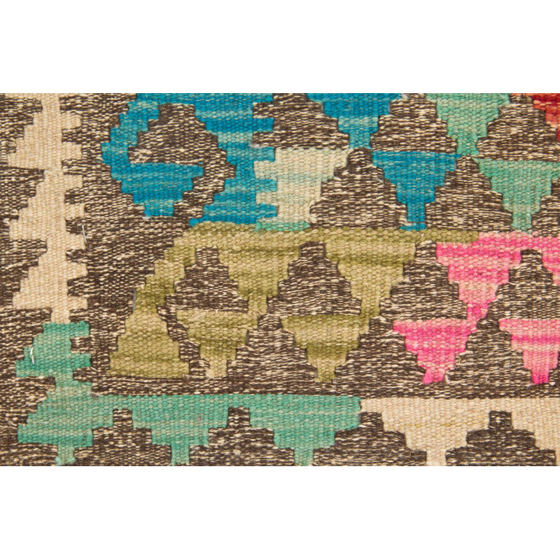 Rectangle 75 cm x 118 cm Geometric Hand Woven Kilim