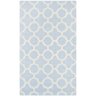 Tapis en laine touffeté à la main Cannen