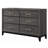 Luzmar 58'' W 6 - Drawer Dresser
