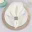 Rond de serviette nubby tissé-69550231