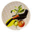 Olhar O Brasil Porcelain Salad/Dessert Plate