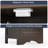 Freestanding Linen Cabinet, Tall Bathroom Cabinet with 2 Doors & 2 Open Compartments, Adjustable Shelves-1120691828