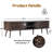 Mid Century Storage TV Stand For Tvs Up To 70"-356239521