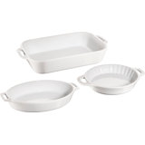 Staub Ceramics 3-piece Mixed Baking Dish Set