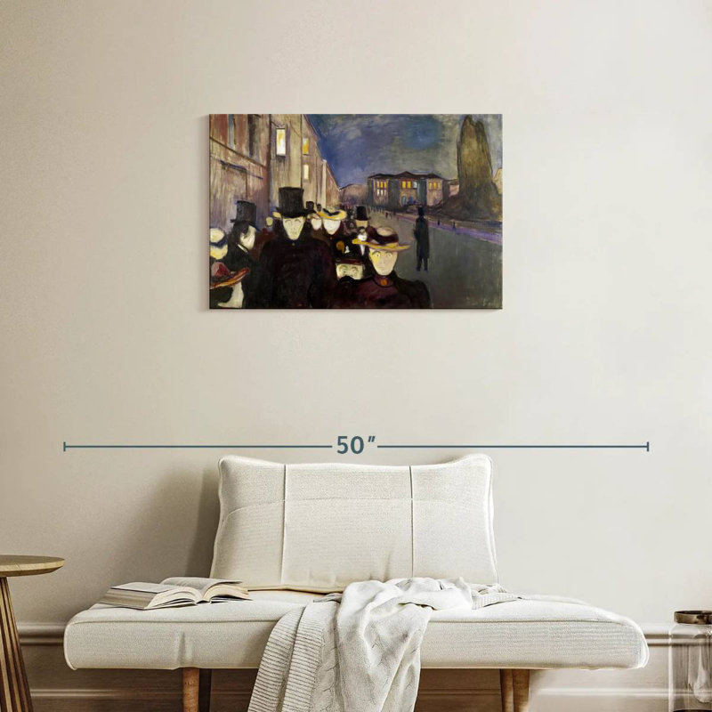 Soirée Avery sur la rue Karl Johan, H 20 po x l 30 po