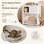 Enclosed Litter Box Enclosure-1119956617