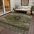 Machine Washable Indoor/Outdoor Xhevrie Brown Rug-1844913848