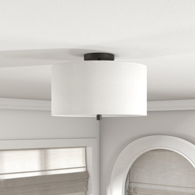 Ellis Fabric Semi Flush Mount