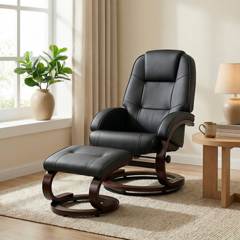 88cm Wide Swivel, Black