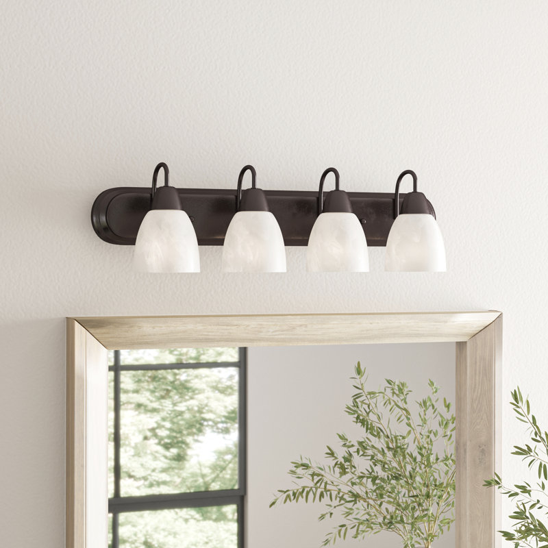 Jefferson 4 - Light Dimmable Vanity Light, Oil Rubbed Bronze