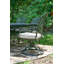 Chaise de patio pivotante avec coussin Fiddemon