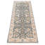Tapis unique gris foncé 2 pi 7 po x 7 pi 10 po Aahron