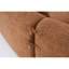 Canapé modulaire courbé 2 pièces 2 pièces, canapé rembourré 4 places en tissu Boucle avec 4 coussins décoratifs, canapé surdimensionné moderne pour salon