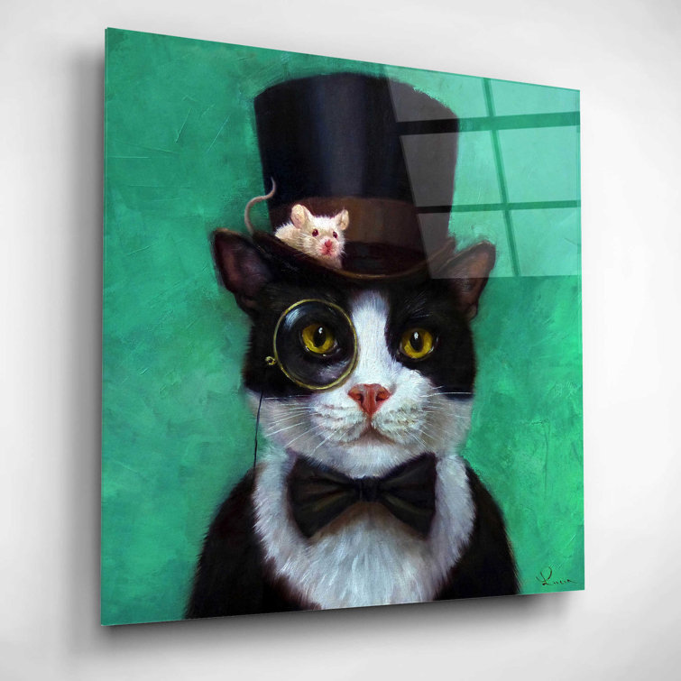 Red Barrel Studio® Tuxedo Cat By Lucia Heffernan - Unframed Print 