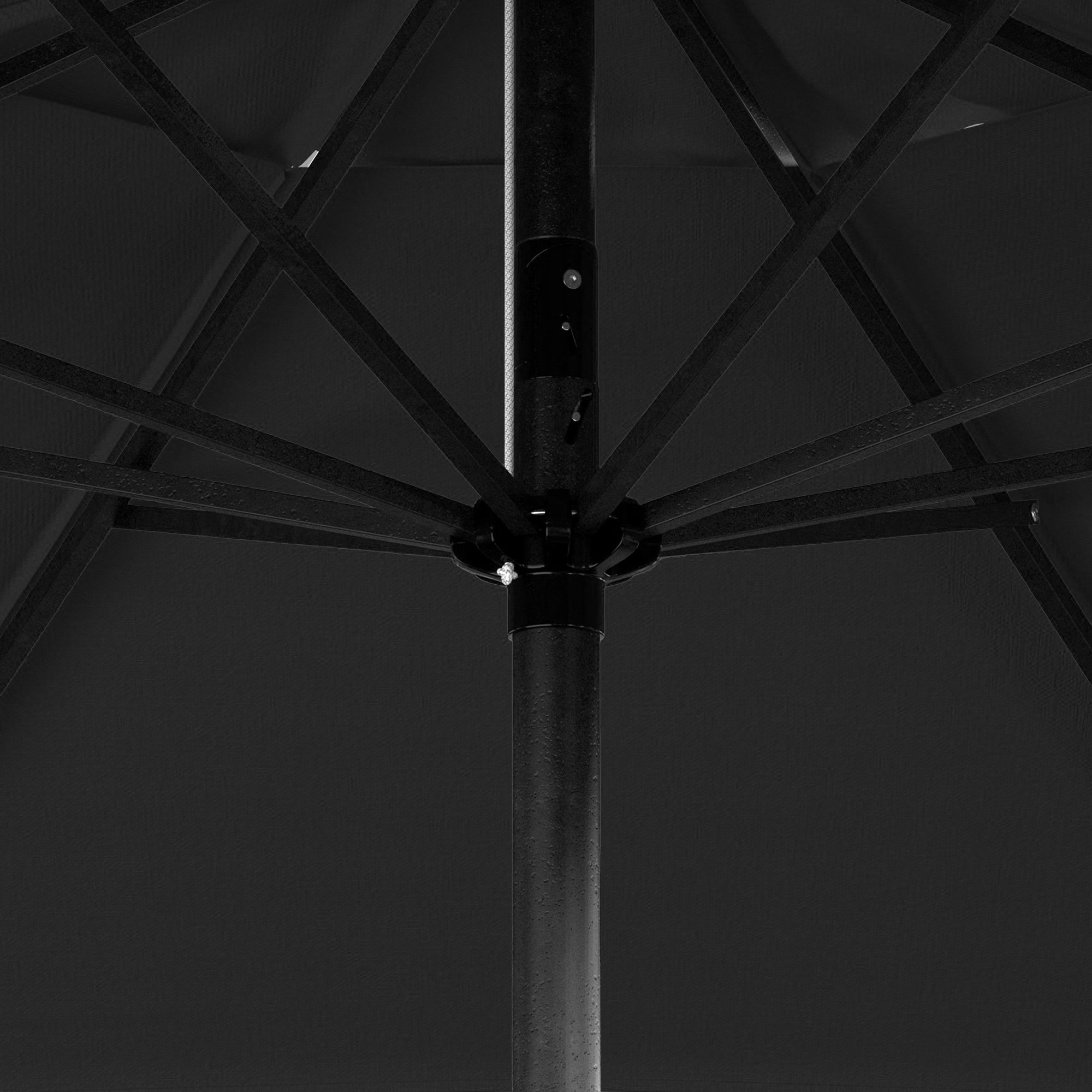 Marilee 86.3'' Sunbrella® Outdoor Umbrella, Canvas Black Sunbrella® Canvas