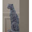 Bleu, blanc, forme libre, verre, acier, pierre frittée, objet décoratif
