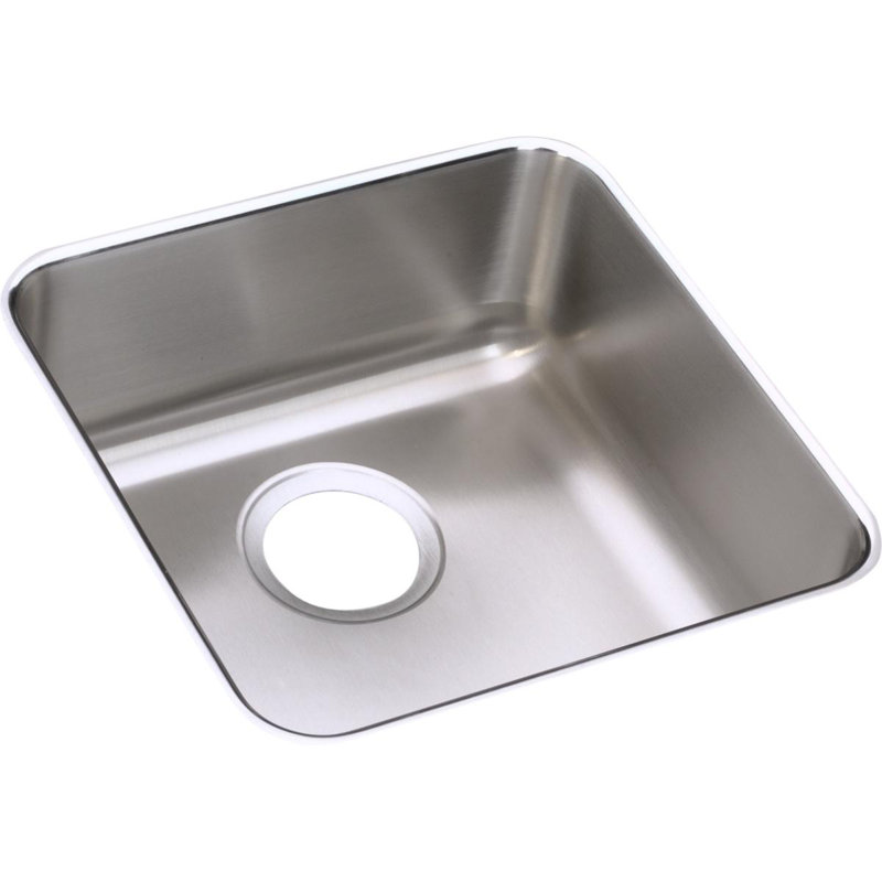 Lustertone 16.5" L x 16.5" W Undermount Kitchen Sink