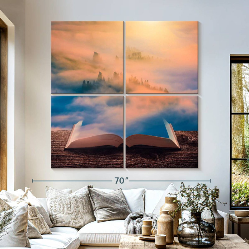 Kerner Fantasy Book, 57" H x 57" W