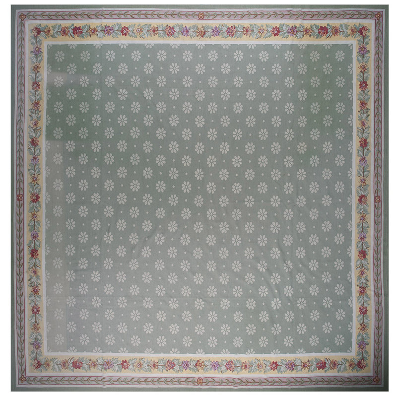 Vintage Large Size French European Aubusson Design Chinese Rug
