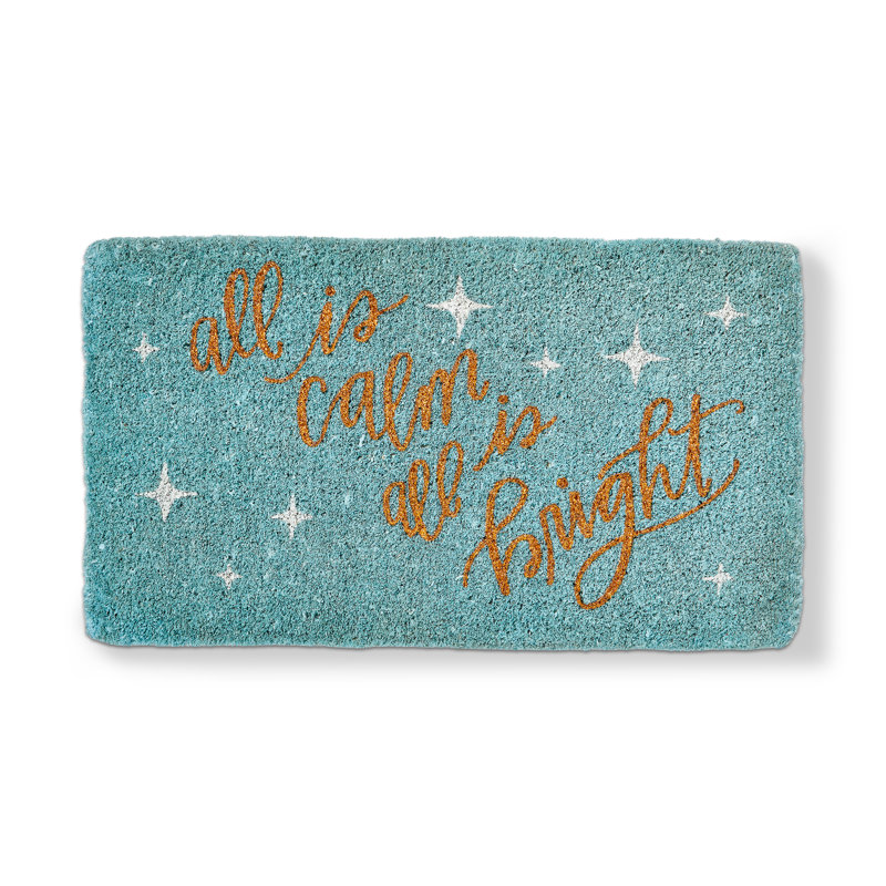 Tapis de porte intérieur All All Calm Bright Coir