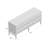 Legault Mirrored 4-Door Buffet Table – 72" Glam Sideboard with Spike Design and Interior Shelving-24736258