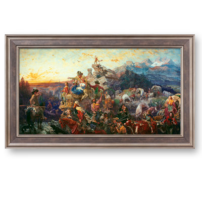 «Westward the Course of Empire Takes Its Way» par Albert Bierstadt, reproductions d'art classique sur toile, estampe numérique sur toile pour la décoration intérieure