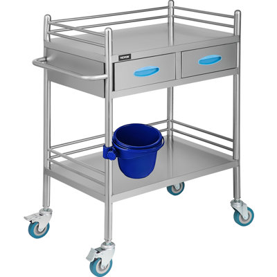 33.2'' H x 23.4'' W Utility Cart with Wheels