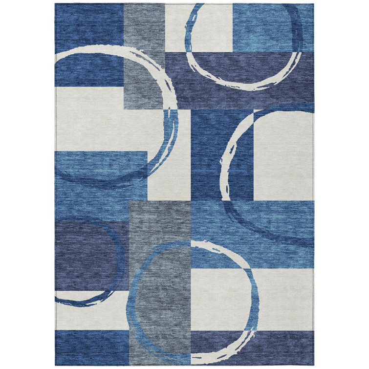 Aleh Area Rug with Non-Slip Backing