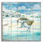«Shoreline Sandpipers II» par Paul Brent, art en verre acrylique Wal-1891294446