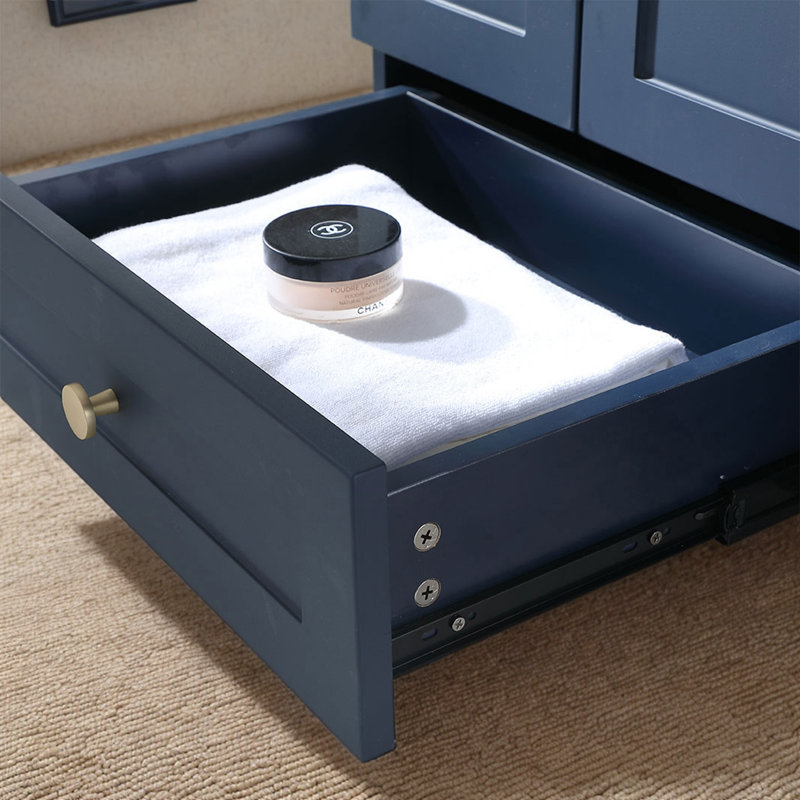 Ensemble de meuble-lavabo simple 32 po bleu