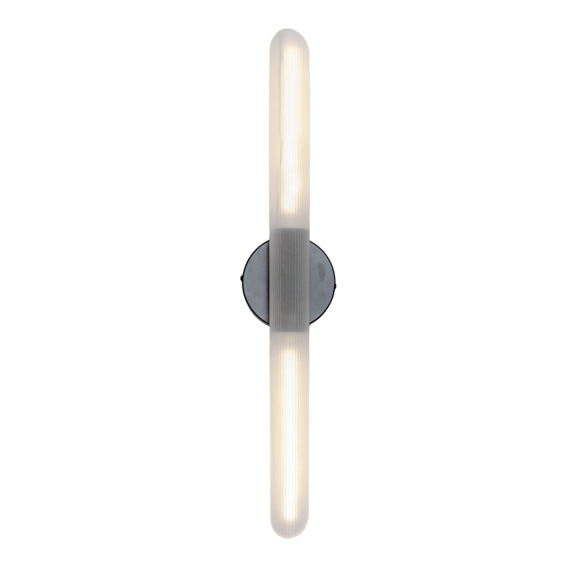 2 - Light Flush Mounted Sconce