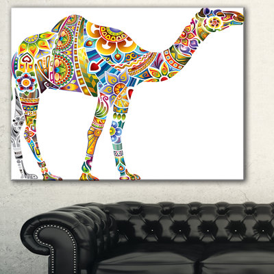 " Cheerful Floral Camel "