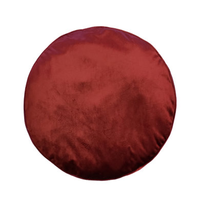 Fresh Ideas Edie@home Velvet Throw Pillow In Merlot