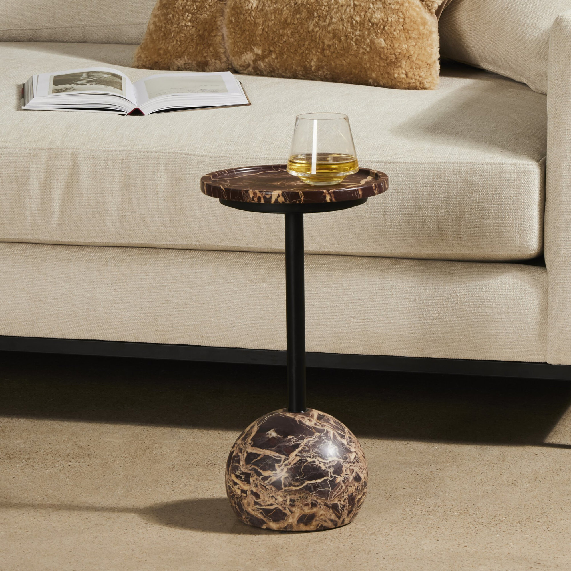 End Table, Merlot