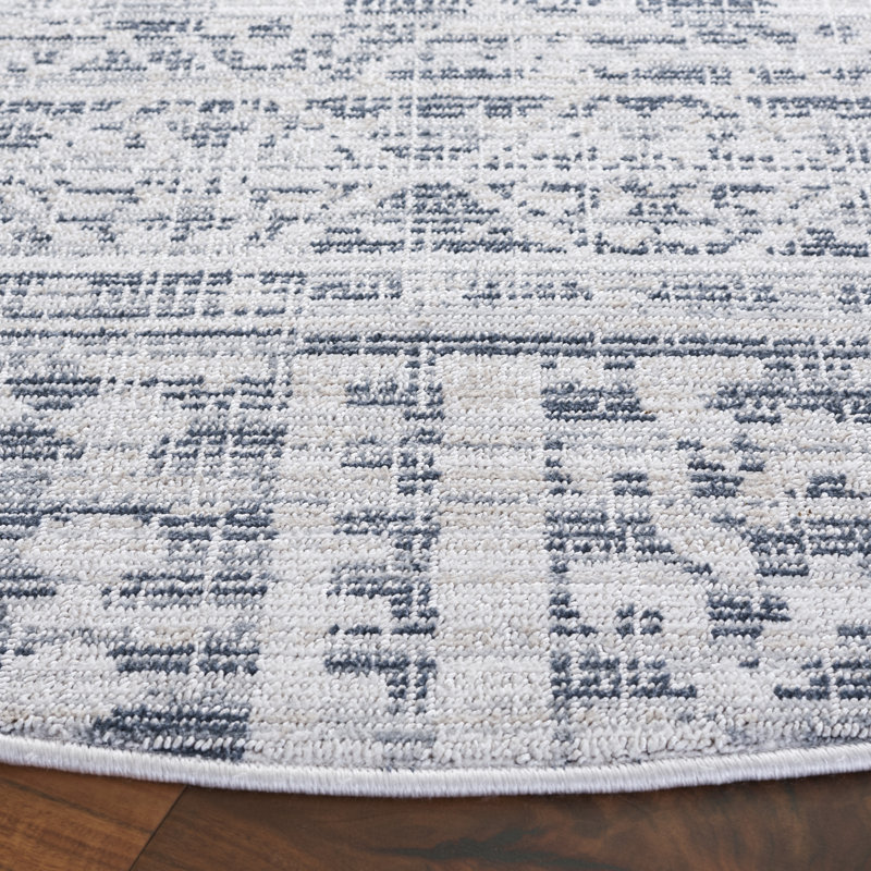 Charmia 100 Performance Oriental Rug, Round 6'7"