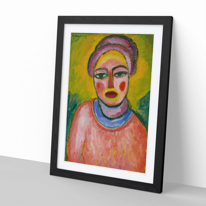 Spring by Alexej Von Jawlensky - Picture Frame Painting, 65cm H x 48cm W x 2cm D, Black