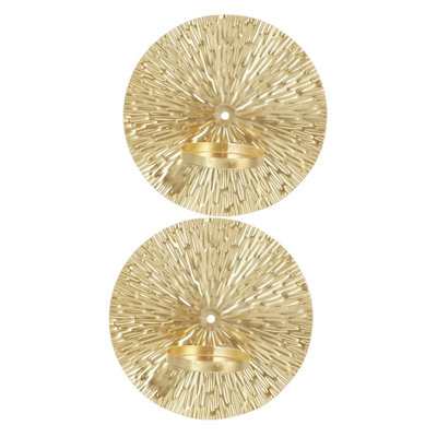2 Piece Metal Wall Sconce Set