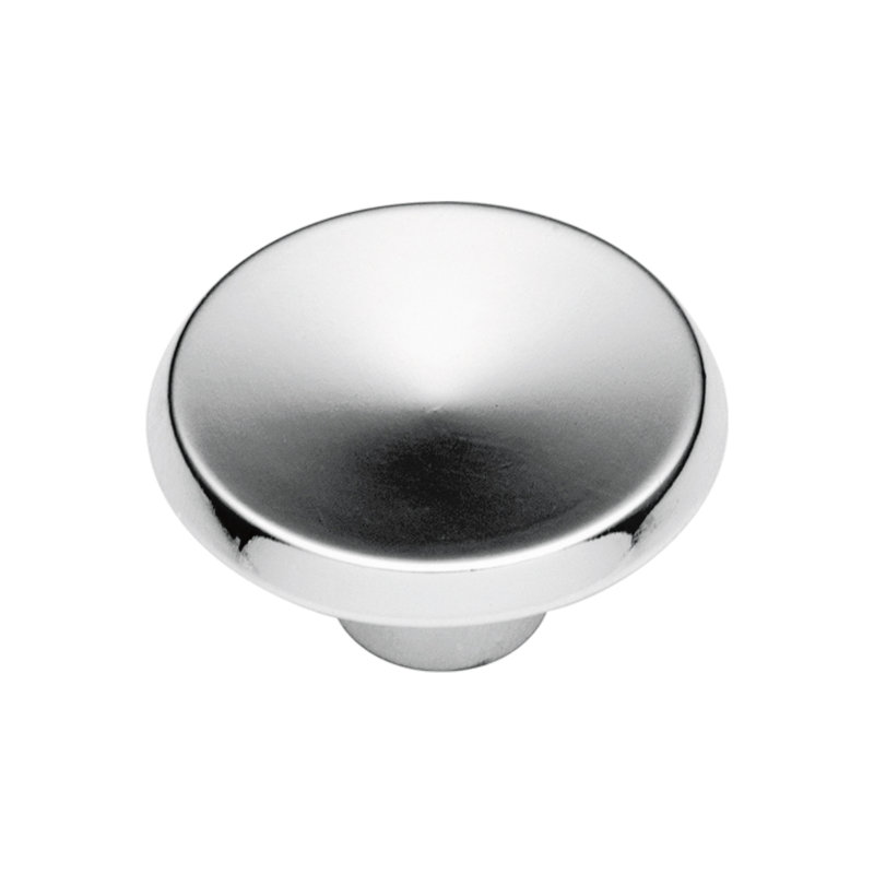Poignée champignon Sunnyside, Chrome poli, H 1,5 po x l 1,5 po x P 0,81 po