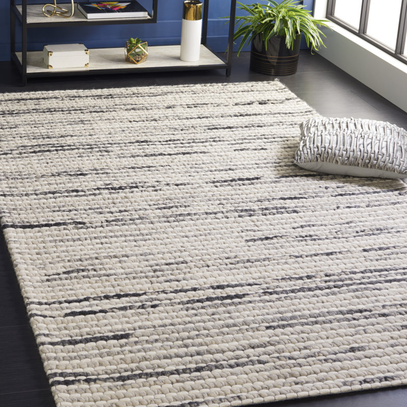 Marbella Hand Woven Wool Rug, Rectangle 5' x 8'