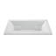 Andrea® 8 DoloMatte 72" x 36" Soaking Solid Surface Bathtub-134234272-134240938-134240364