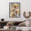 Impression florale de fleurs dorées modernes sans cadre-2118827834