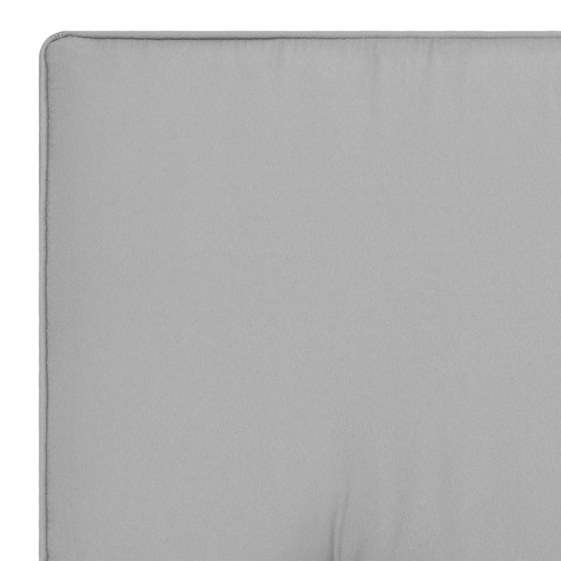 Outdoor Seat / Back Cushion, Gray, 1.2" H x 19.7" W x 47.2" D