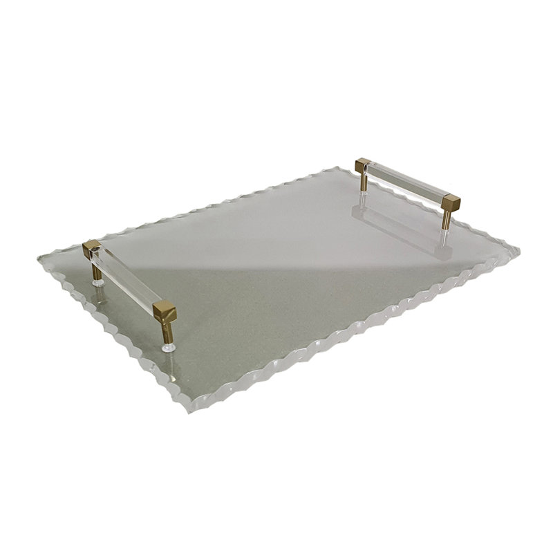 Plateau de coiffeuse en acrylique Kathleen