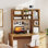 Bahut de bureau avec 7 compartiments ouverts et 3 tablettes réglables