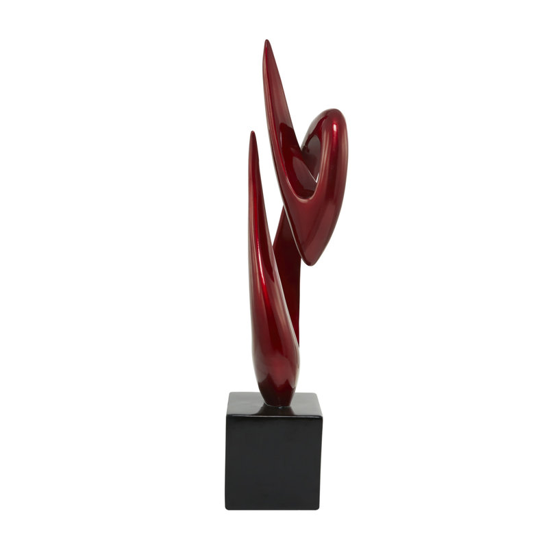 Antarius Abstract Figurines & Sculptures, Red